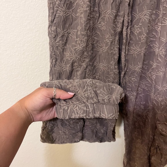 Johnny Was X Pete & Greta Embroidered S Cargo Jogger Baggy Barrel Pant Bohemian - Picture 2 of 6